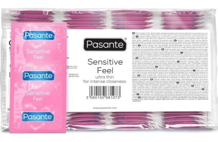 Kondomer Pasante Sensitive Feel - Ultratynde og Smurte