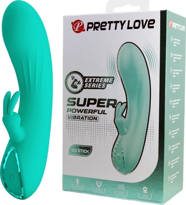 PRETTY LOVE- DJ STICK VIBRADOR PUNTO G TURQUESA PRETTY LOVE- DJ STICK VIBRADOR PUNTO G TURQUESA