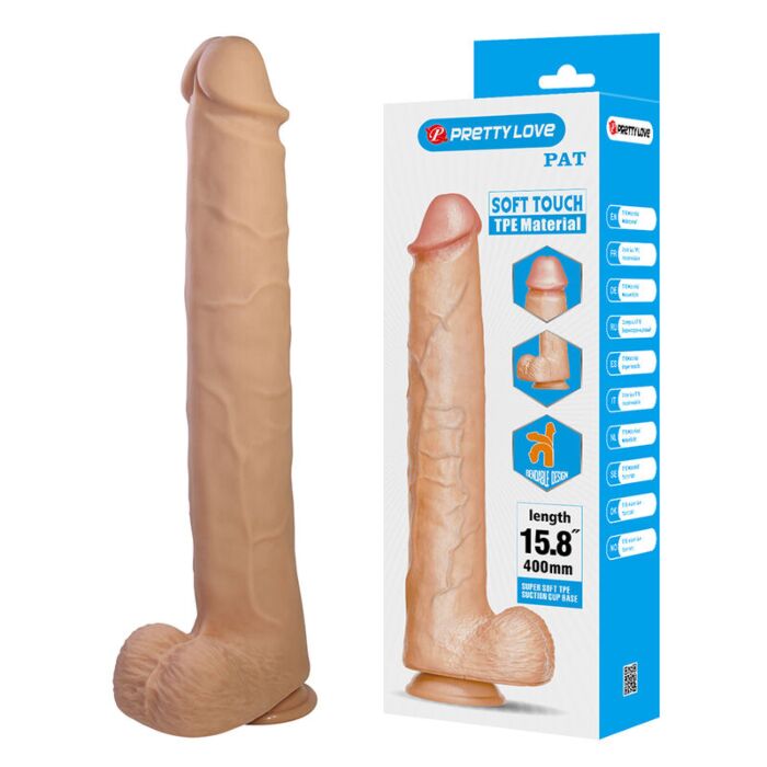 DILDOS PAT FLEXIBLE realistisk dildo med sugekop DILDOS PAT FLEXIBLE realistisk dildo med sugekop