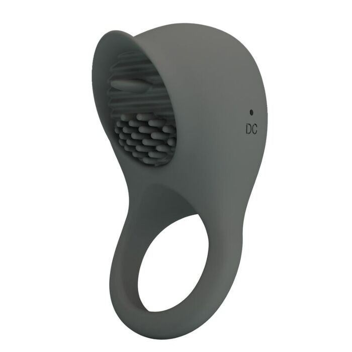 Opladelig vibratorring med oral stimulation til ham Opladelig vibratorring med oral stimulation til ham