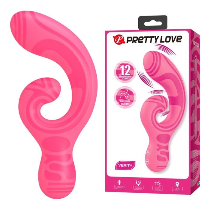 HIGH TECH VERITY USB genopladelig dobbelt vibrator HIGH TECH VERITY USB genopladelig dobbelt vibrator