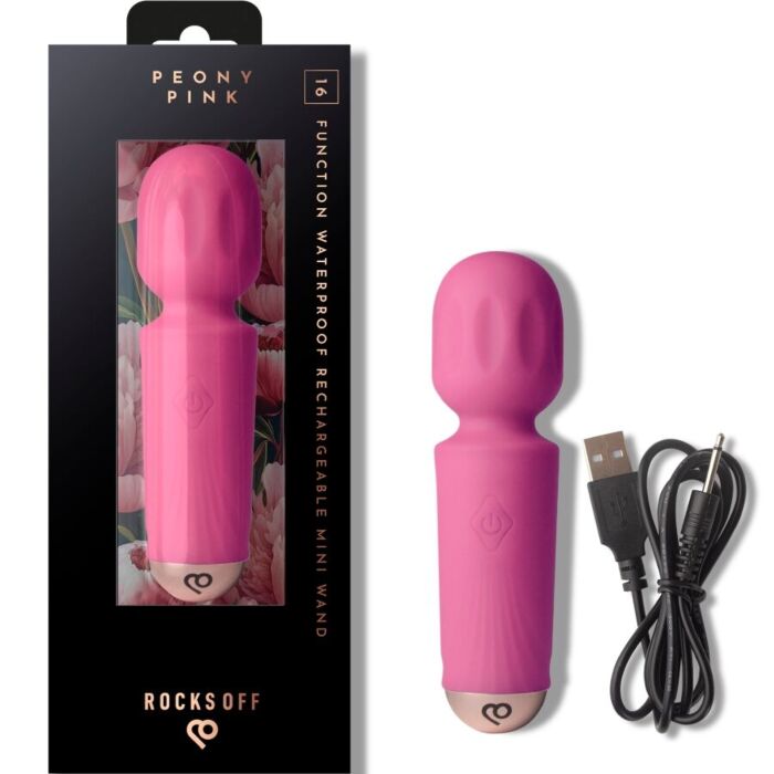 ROCKS-OFF Mini Genopladelig Wand i Peony Pink ROCKS-OFF Mini Genopladelig Wand i Peony Pink