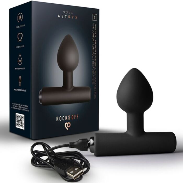 Anal plug ROCKS-OFF NOVA ASTRYX med 16 funktioner Anal plug ROCKS-OFF NOVA ASTRYX med 16 funktioner