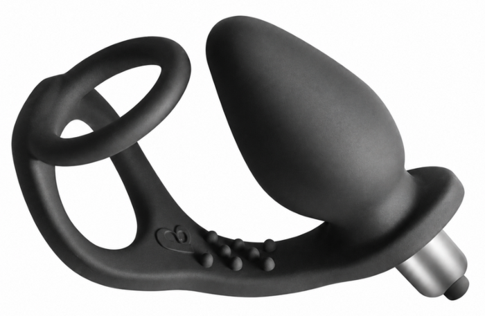 Prostatavibrator ROCKS-OFF RO-ZEN Onyx Black med 7 hastigheder