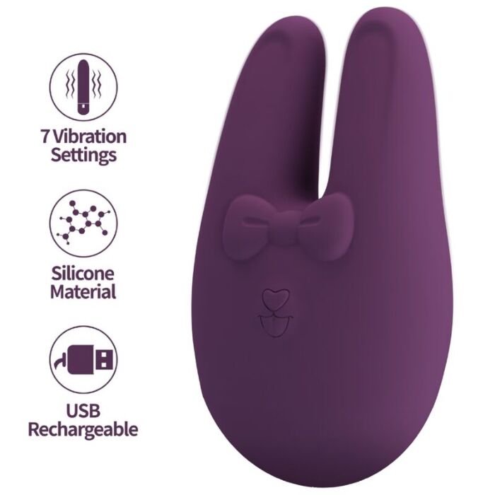 ROMANCE BUNNY klitstimulator med 7 vibrationer ROMANCE BUNNY klitstimulator med 7 vibrationer