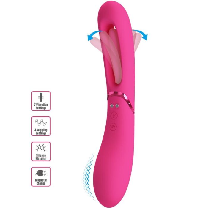 Romance Lexie G-Punkt Vibrator i Pink med 7 Vibrationer Romance Lexie G-Punkt Vibrator i Pink med 7 Vibrationer