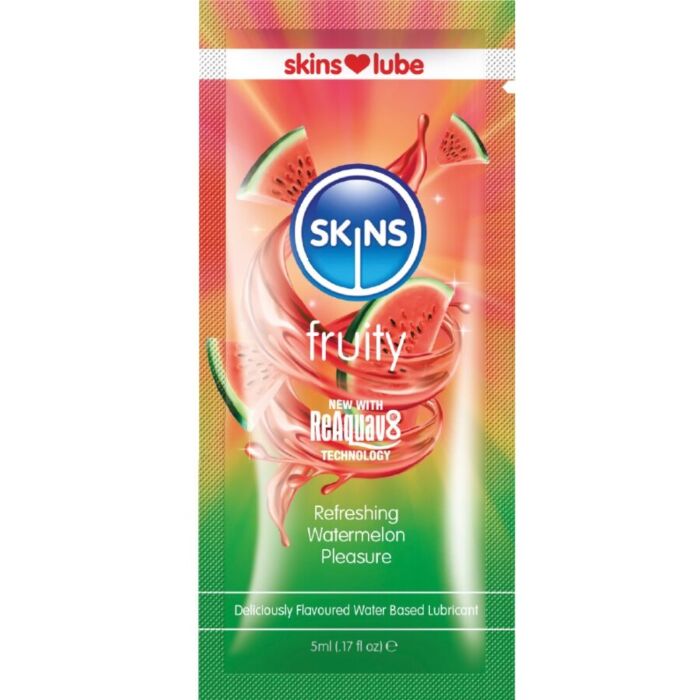 Lubrikant SKINS Vandmelon 5 ml Lubrikant SKINS Vandmelon 5 ml