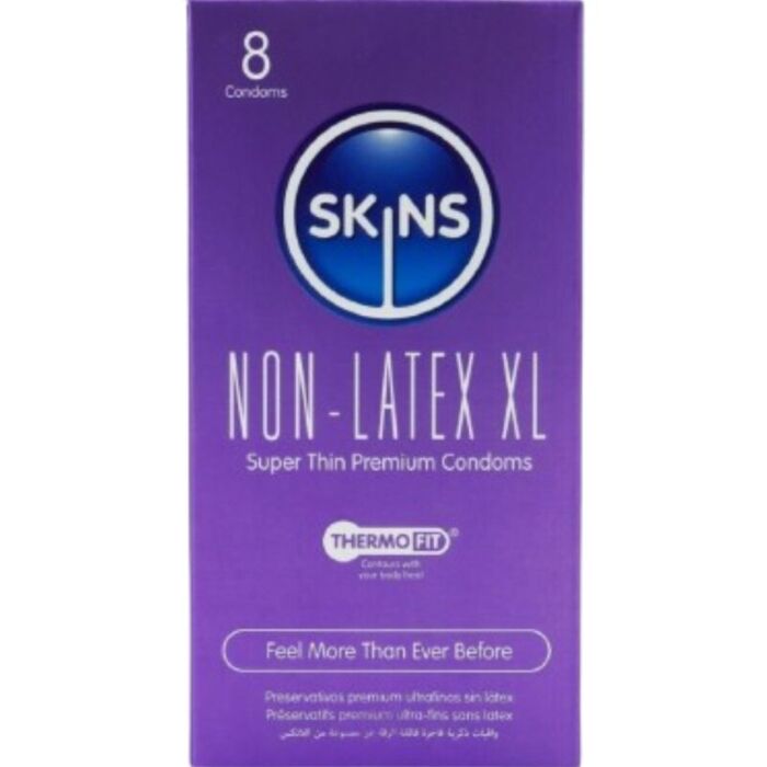 Præservativ SKINS XL - Hypoallergenisk og veganvenlig Præservativ SKINS XL - Hypoallergenisk og veganvenlig