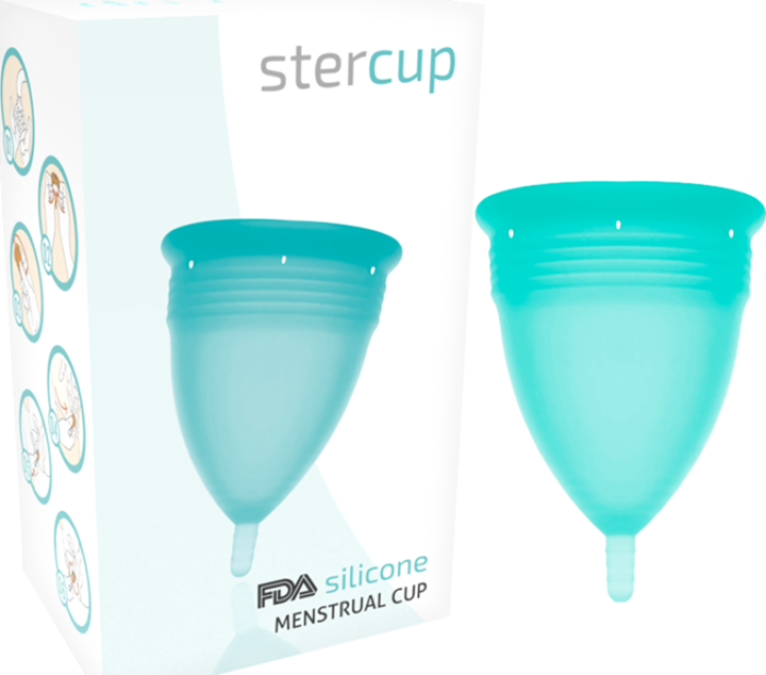 Stercup copa menstrual fda silicone talla s aquamarina Stercup copa menstrual fda silicone talla s aquamarina