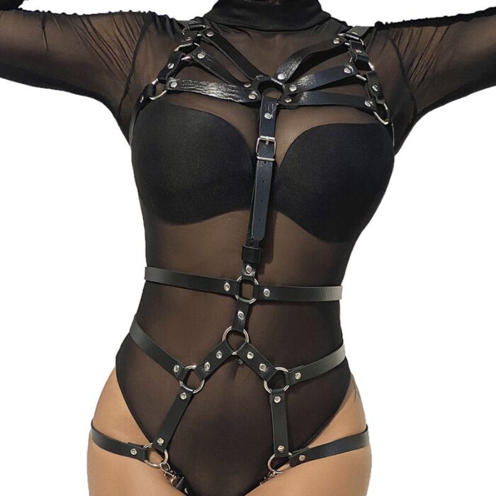 Body Harness SUBBLIME Justerbare Remme i Læder Body Harness SUBBLIME Justerbare Remme i Læder