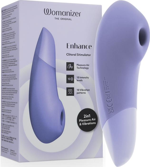 Succionador Womanizer Enhance Clítoris Lila Succionador Womanizer Enhance Clítoris Lila