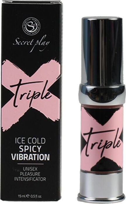 Vibrador Líquido SECRETPLAY Triple X | Intensificador Placer Vibrador Líquido SECRETPLAY Triple X | Intensificador Placer