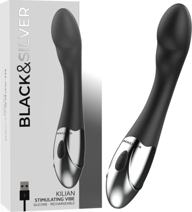 Vibrador Punto G Black&Silver Kilian Vibrador Punto G Black&Silver Kilian