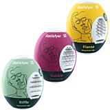 SATISFYER EGGS Masturbator Æg Sæt Riffle, Bubble & Fierce