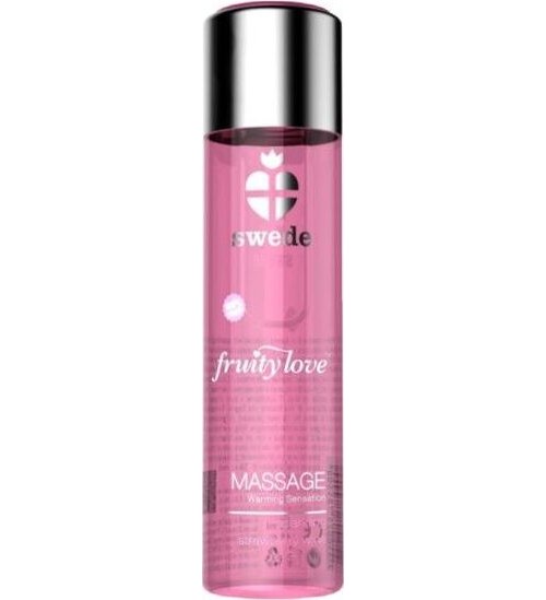 Massage Olie Swede Fruity Love med Varmeeffekt